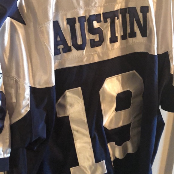 Vintage NFL Reebok Cowboys Throwback Austin #19 Sewn Jersey Size 50